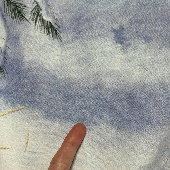 Vintage Artisans All Over Bird Print Cardigan Sweater XL/2XL Nature USA Winter - Picture 8 of 11